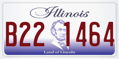 IL license plate B221464
