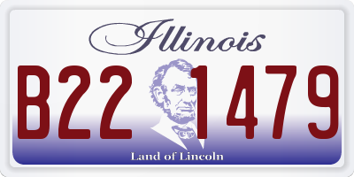 IL license plate B221479