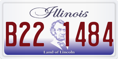IL license plate B221484
