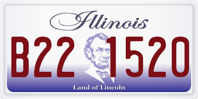 IL license plate B221520