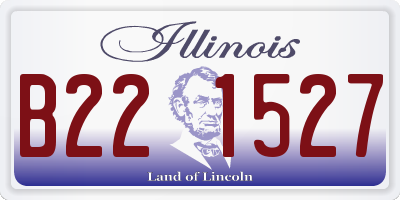 IL license plate B221527
