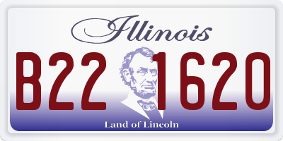 IL license plate B221620
