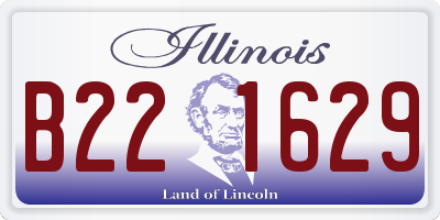 IL license plate B221629