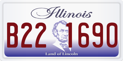 IL license plate B221690