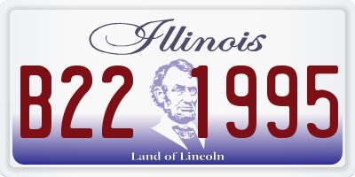IL license plate B221995