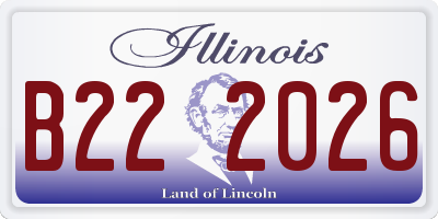 IL license plate B222026