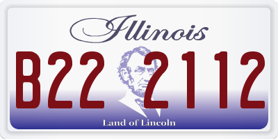 IL license plate B222112
