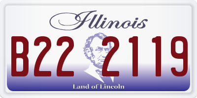 IL license plate B222119