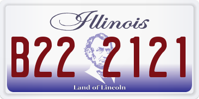 IL license plate B222121