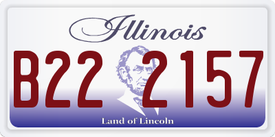 IL license plate B222157