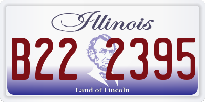 IL license plate B222395