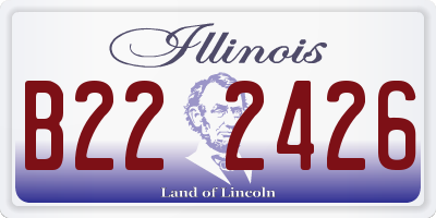 IL license plate B222426