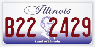 IL license plate B222429