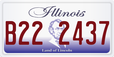IL license plate B222437