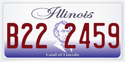 IL license plate B222459