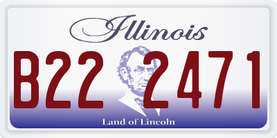IL license plate B222471