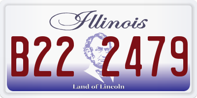 IL license plate B222479