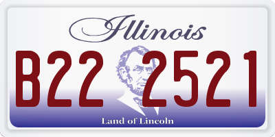 IL license plate B222521