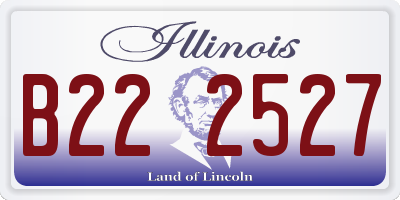 IL license plate B222527
