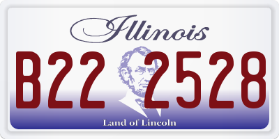 IL license plate B222528
