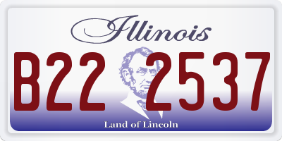 IL license plate B222537