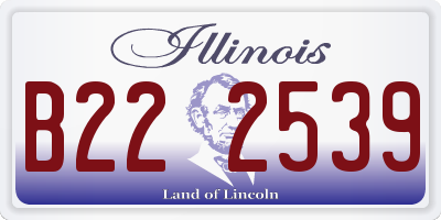 IL license plate B222539