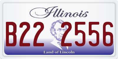 IL license plate B222556