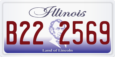 IL license plate B222569