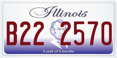 IL license plate B222570