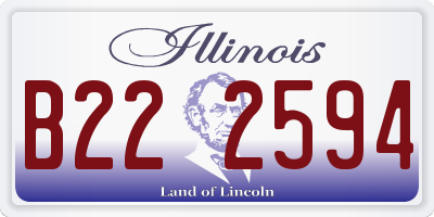 IL license plate B222594