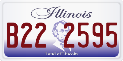 IL license plate B222595