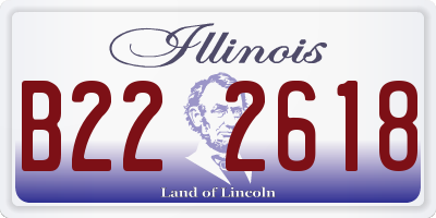 IL license plate B222618