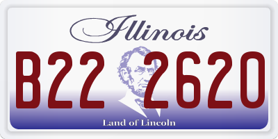 IL license plate B222620