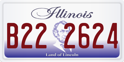 IL license plate B222624