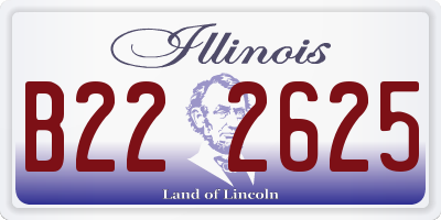 IL license plate B222625