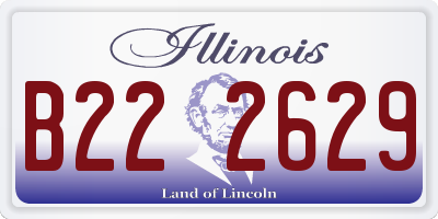 IL license plate B222629