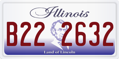IL license plate B222632