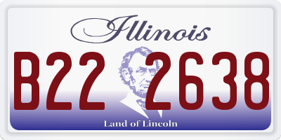 IL license plate B222638