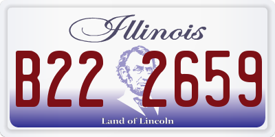 IL license plate B222659
