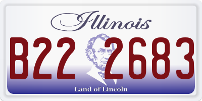 IL license plate B222683