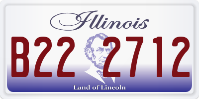 IL license plate B222712