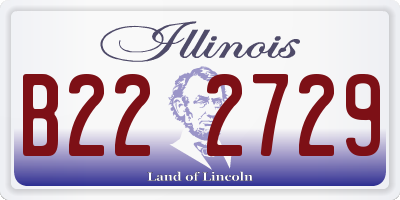 IL license plate B222729