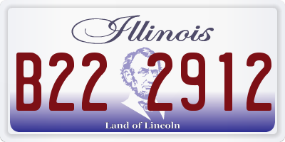 IL license plate B222912