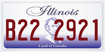 IL license plate B222921