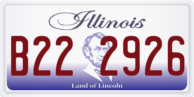 IL license plate B222926