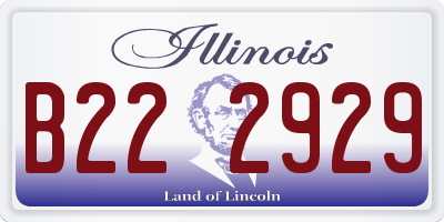 IL license plate B222929