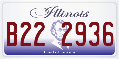 IL license plate B222936