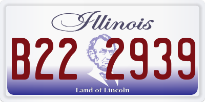 IL license plate B222939