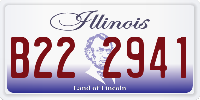 IL license plate B222941