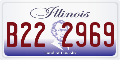 IL license plate B222969